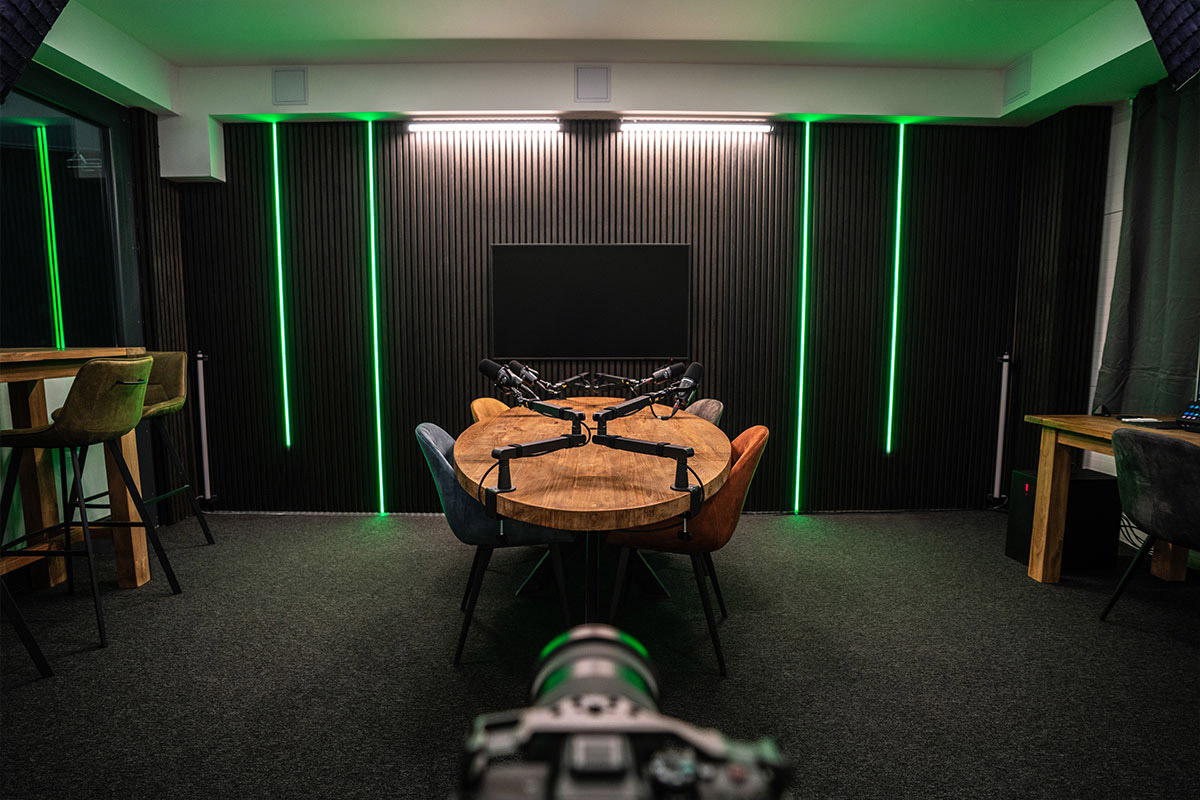 Podcast studio