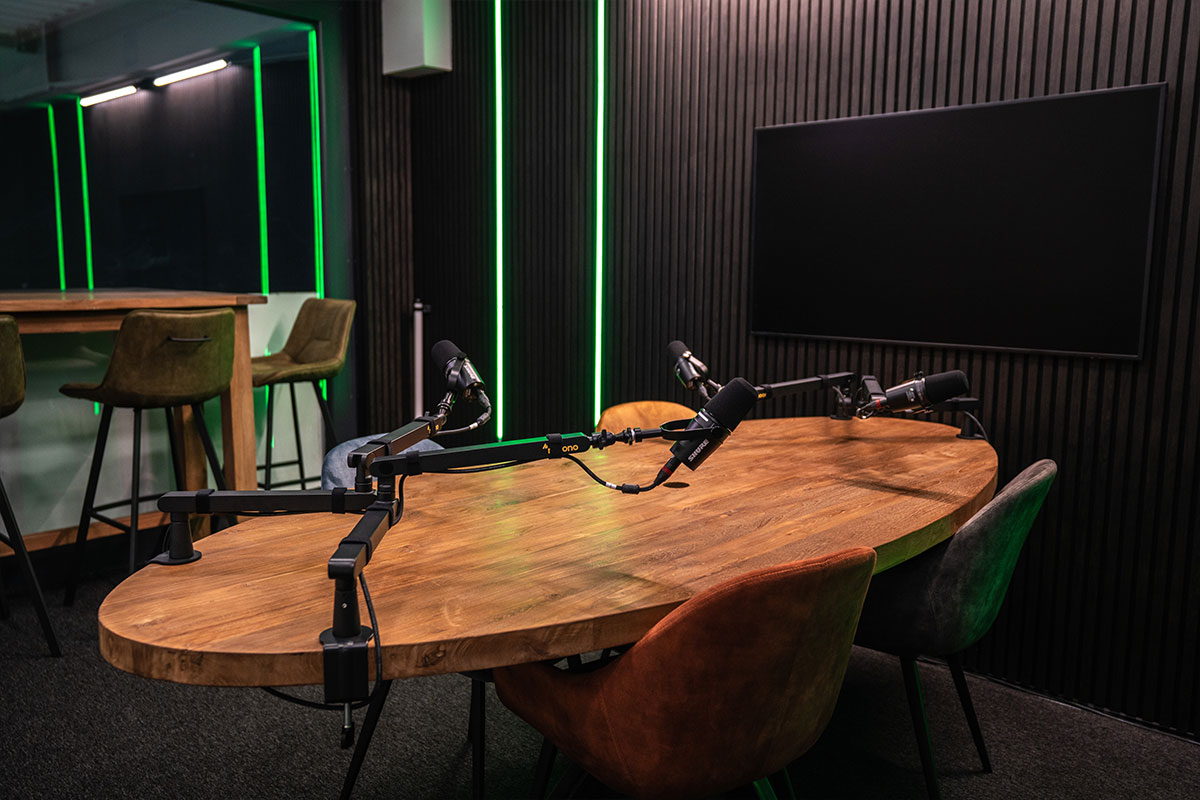 Podcast studio